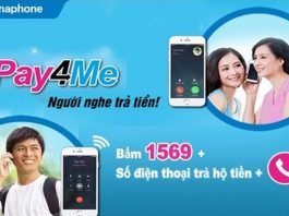 Pay4me - Dịch vụ người nghe trả tiền của Vinaphone
